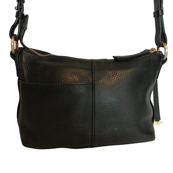 Radley London Black Leather Crossbody Bag With Adjustable Strap - Picture 3 of 12